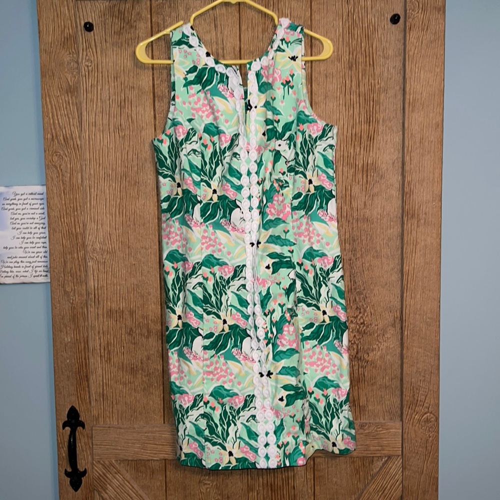 Crown & Ivy bunny print Easter dress. Size 12.